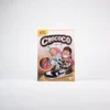 packaging Chococo sous forme de boîte de céréales de la marque de lacets de couleurs Sweetlaces
