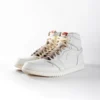 lacci sfumati marrone Mocaccino di Sweetlaces su un paio di Nike Air Jordan 1 Highs