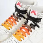 par de cordones de colores en degradado naranja Jack'o de Sweetlaces