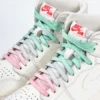 paio di lacci sfumati rosa Mint Lover di Sweetlaces