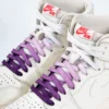 par de cordones de color degradado Purple Rain de Sweetlaces